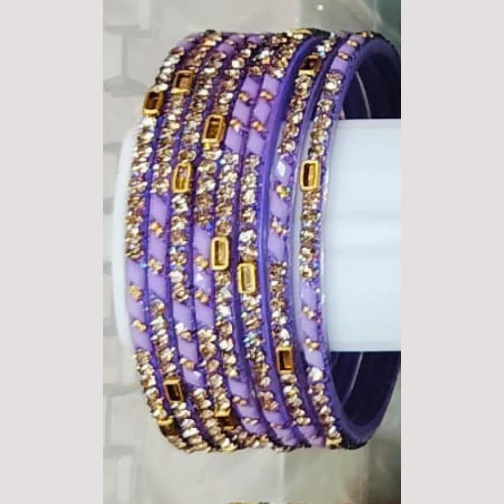 Chitra Bangles Glass Multi Color Bangle Set (12 Piece In One Box)