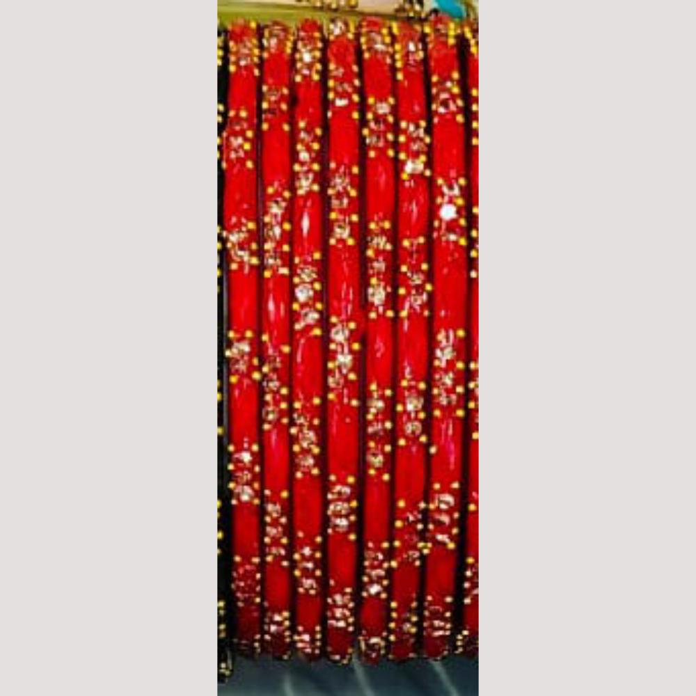 Chitra Bangles Multi Color Glass Bangle (12 Piece In One Box)