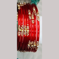 Chitra Bangles Multi Color Glass Bangle (12 Piece In 1 Box)