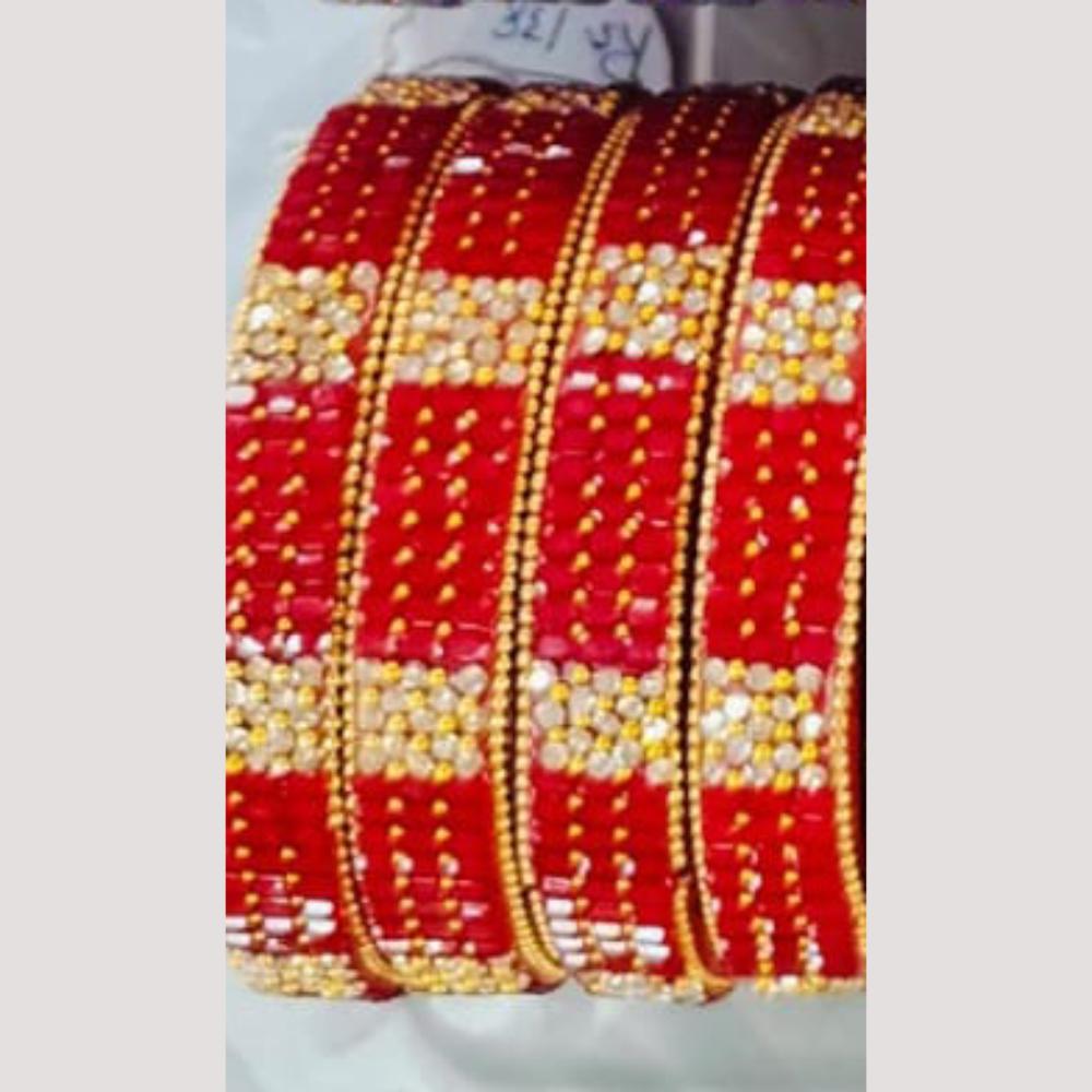 Chitra Bangles Multi Color Bangle (4 Piece In One Box)