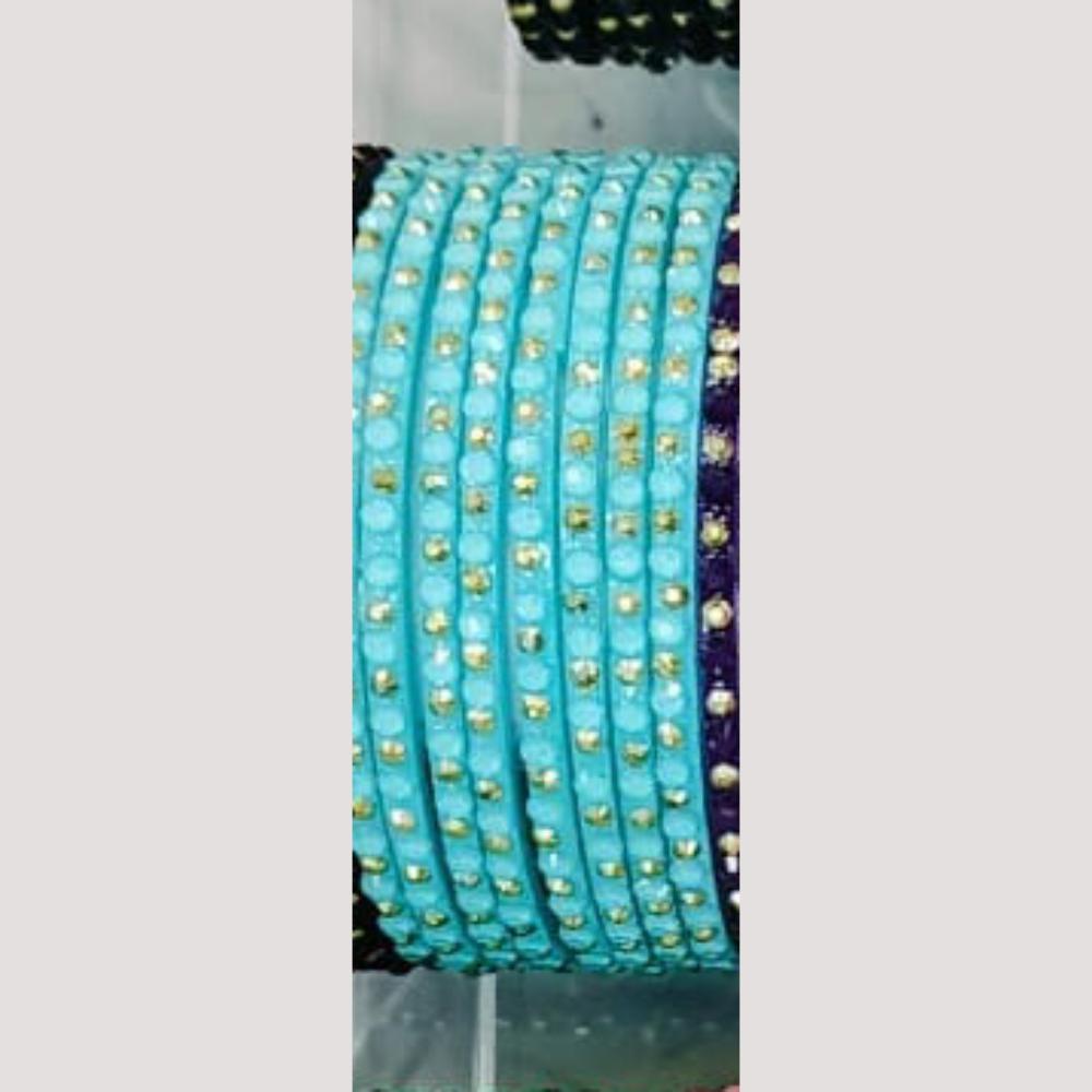Chitra Bangles Multi Color Glass Bangle (12 Piece In One Box)