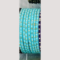 Chitra Bangles Multi Color Glass Bangle (12 Piece In One Box)