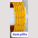 Chitra Bangles Glass Multi Color Bangle Set (12 Piece In One Box)