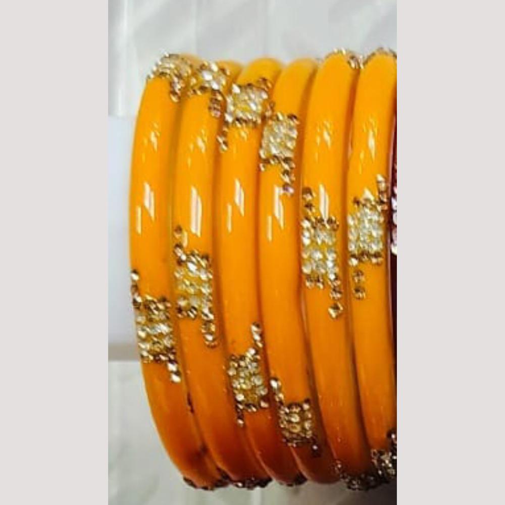 Chitra Bangles Multi Color Glass Bangle (8 Piece In 1 Box)