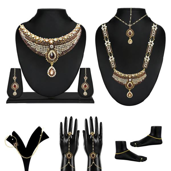 Utkrishtt Set Of 10 Jewellery Bridal