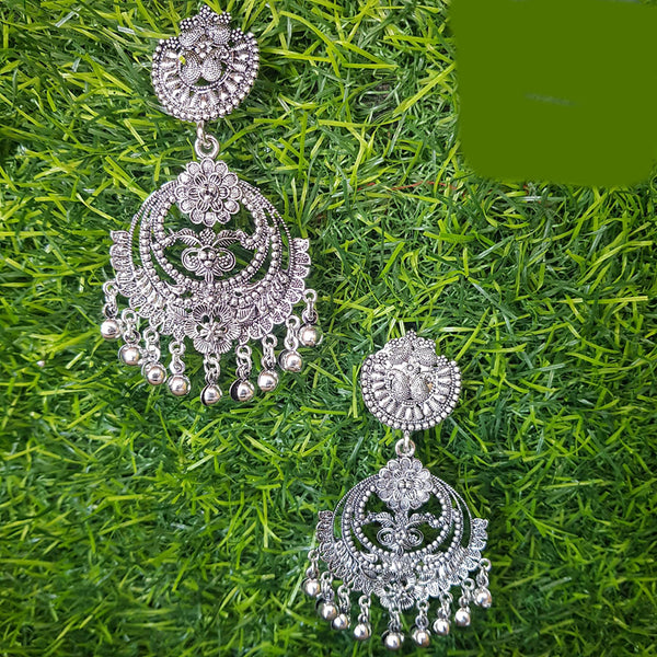 Shreeji Oxidized Plated Dangler Earrings - 10101013SL