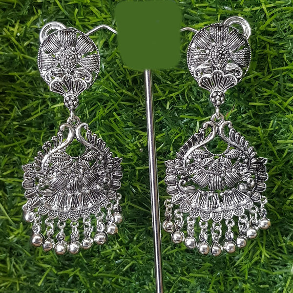 Shreeji Oxidized Plated Dangler Earrings - 10101019SL