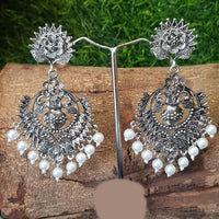 Shreeji Oxidized Plated Dangler Earrings - 10101020SL