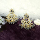 Bhavi Jewels Gold Plated Kundan Dangler Earrings