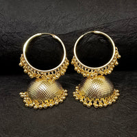 Bhavi Jewels Gold Plated Jhumki Earrings