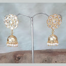 Shreeji Gold Plated Jhumki Earrings