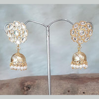 Shreeji Gold Plated Jhumki Earrings