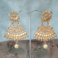 Shreeji Gold Plated Dangler Earrings Earrings