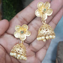 Shreeji Gold Plated Jhumki Earrings