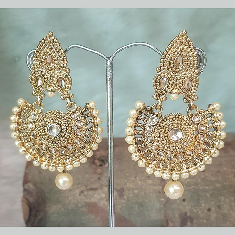 Shreeji Gold Plated Dangler Earrings Earrings