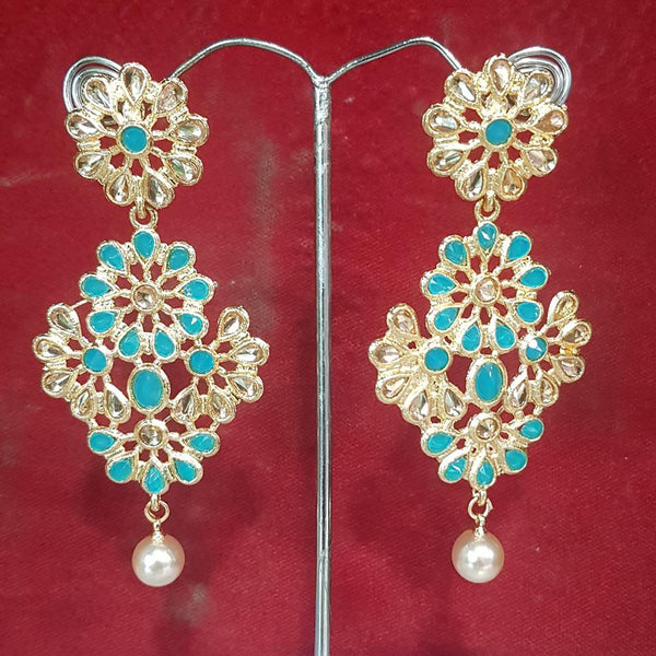 Shreeji Gold Plated Dangler Earrings Earrings