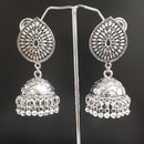 Shreeji Oxidised Plated Jhumki Earrings