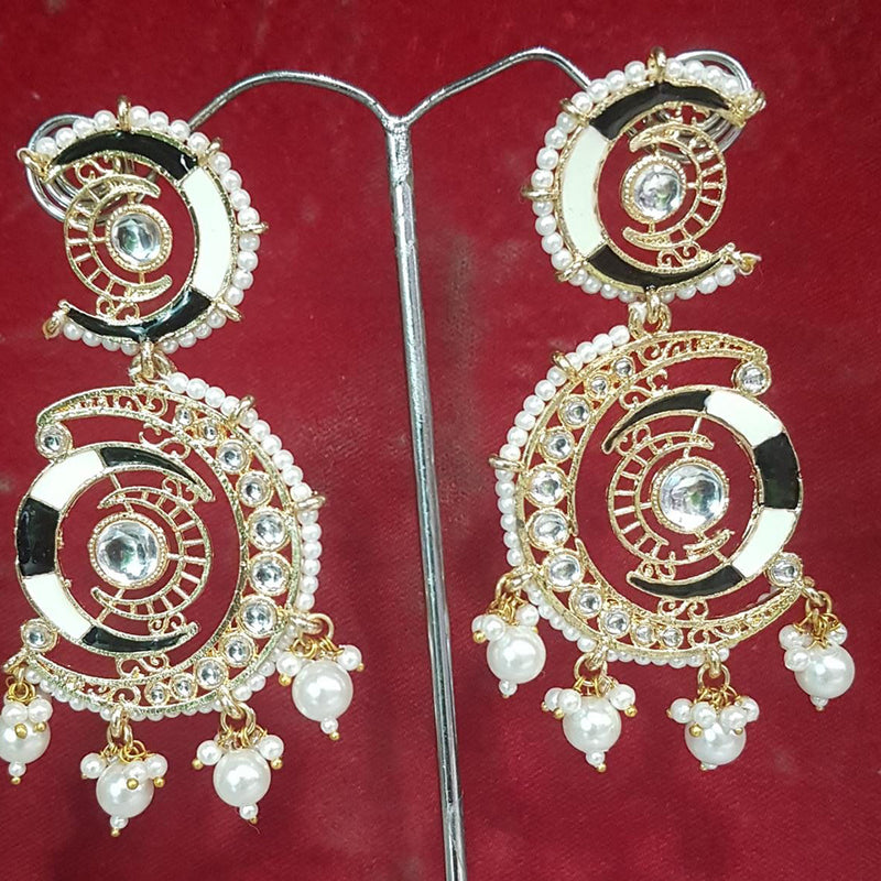 Shreeji Gold Plated Meenakari Earrings