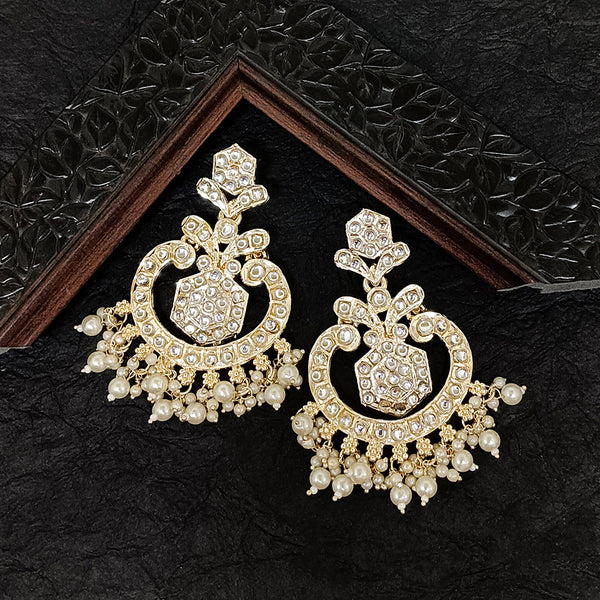 Buy Queen Be Gold-Plated Floral Design Jhumka Earrings | Gold-Toned & Red  Color Women | AJIO LUXE