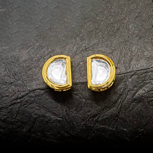 Contemporary Single Stone Diamond Stud Earrings