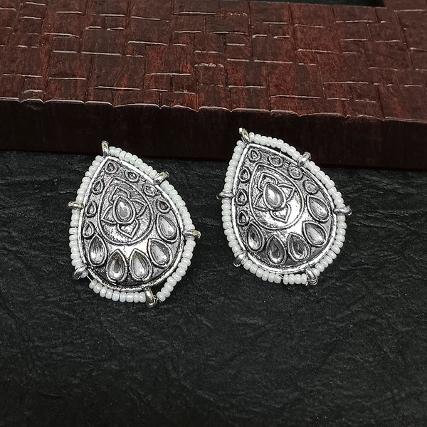 Bhavi Jewels Oxidised Plated Stud Earrings