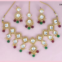 Corbeda Fashion Gold Plated Crystal Necklace Set