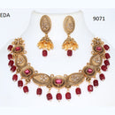 Corbeda Fashion Gold Plated Crystal Necklace Set