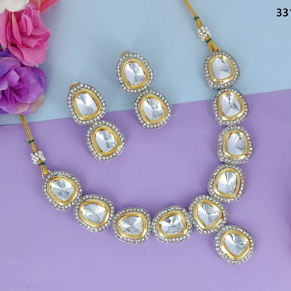 Corbeda Fashion Gold Plated Crystal Necklace Set