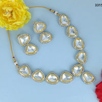 Corbeda Fashion Gold Plated Crystal Necklace Set