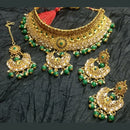 Kumavat Jewels Gold Plated Austrian Stone Necklace Set