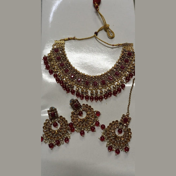 Kumavat Jewels Austrain Stone Necklace Set