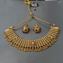 Matchit Pota Stone Gold Plated Necklace Set - JW-10231075PGR