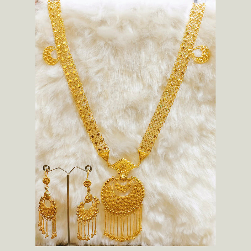 Lightweight Pearl Chain with gold pendant | Kameswari Jewellers