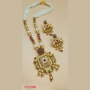 Padmawati Bangles Pota Stone Gold Plated Long Necklace Set