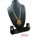 Padmawati Bangles Pota Stone Gold Plated Long Necklace Set