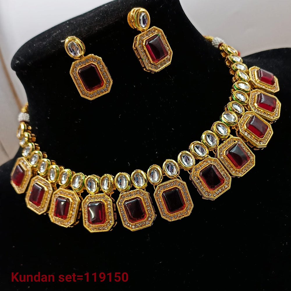 Padmawati Bangles Kundan Stone Choker Necklace Set