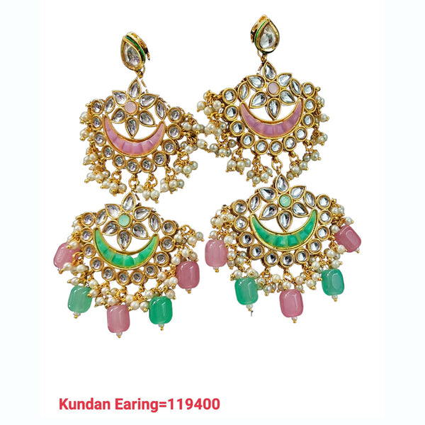 Amazon.com: Aradhya Women's Bollywood Inspired Kundan Jewellery Set/Necklace  with Earrings: Clothing, Shoes & Jewelry