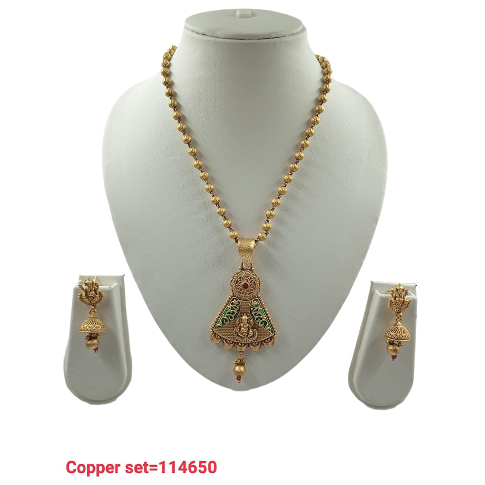 Padmawati Bangles Copper Necklace Set