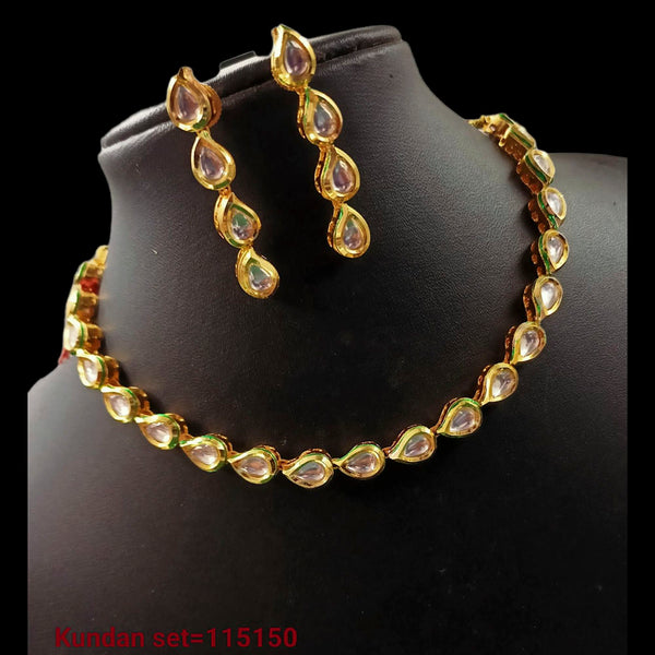 Kundan sales string necklace