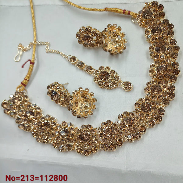 Padmawati Bangles Austrian Stone Choker Necklace Set