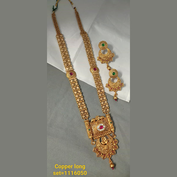 Padmawati Bangles Copper Long Necklace Set