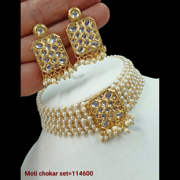 Padmawati Bangles Kundan Stone Choker Necklace Set