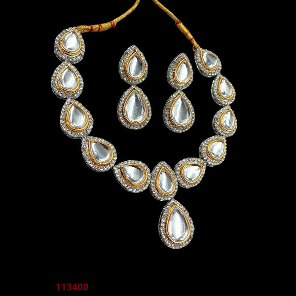 Padmawati Bangles Crystal Stone Necklace Set