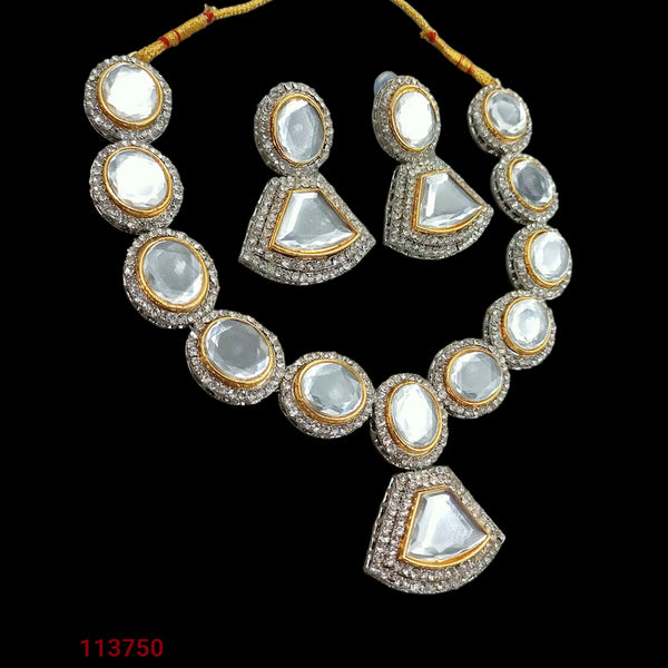 Padmawati Bangles Crystal Stone Necklace Set