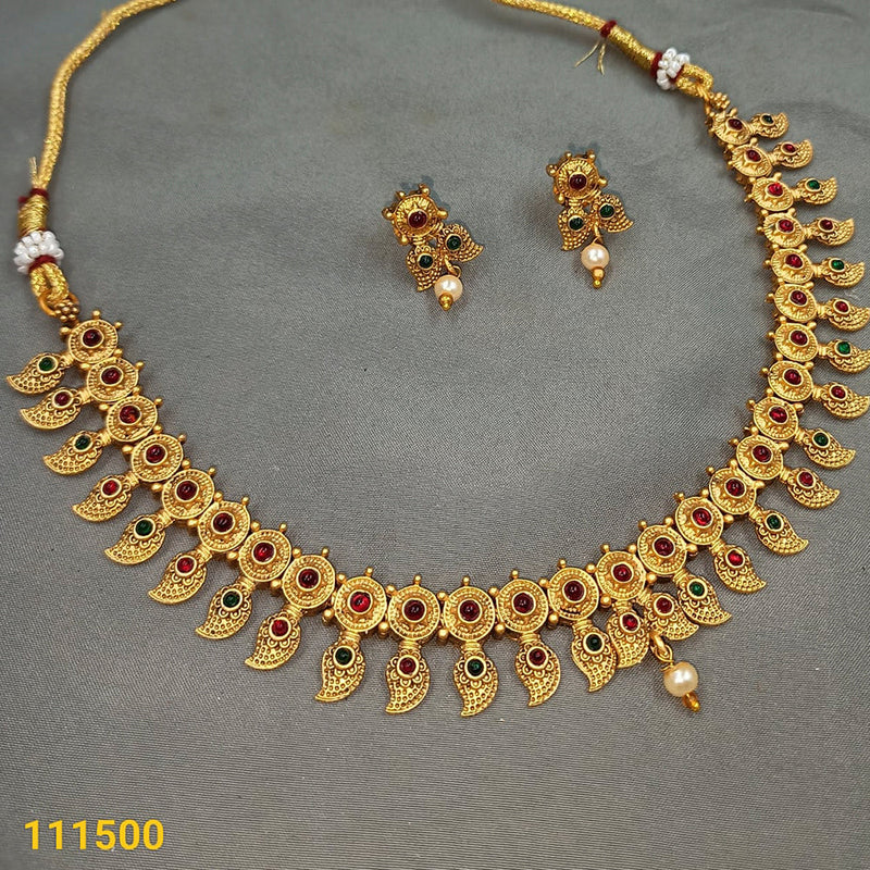 Padmawati Bangles Gold Plated Choker Necklace Set