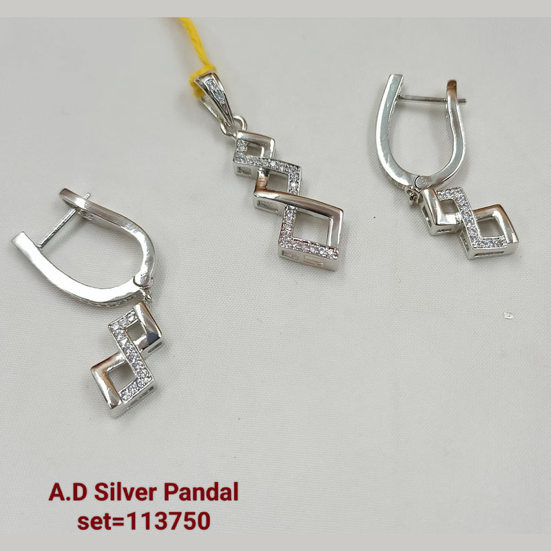 Padmawati Bangles AD Stone Pendant Set