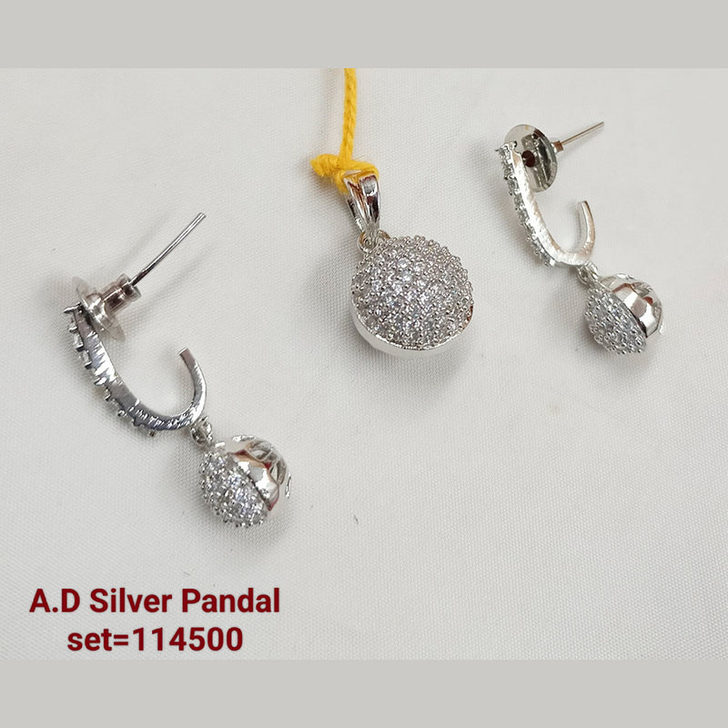 Padmawati Bangles AD Stone Pendant Set