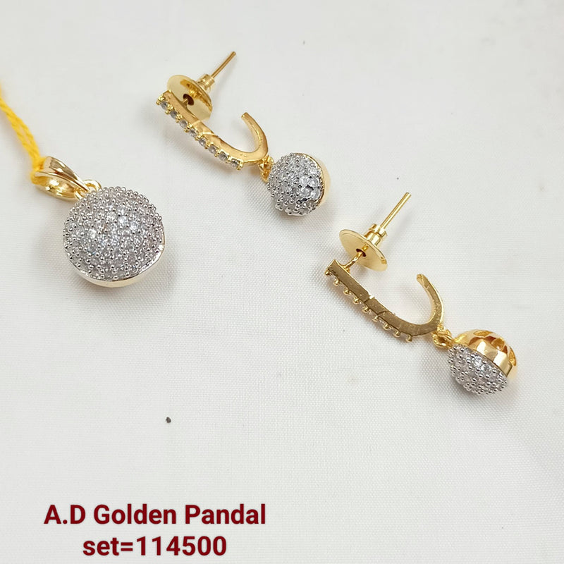 Padmawati Bangles AD Stone Pendant Set