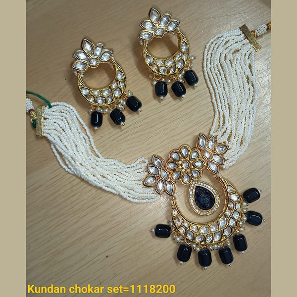 Padmawati Bangles Gold Plated Kundan Stone Choker Necklace Set