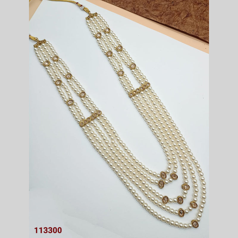 Padmawati Bangles Gold Plated Pearl Necklace